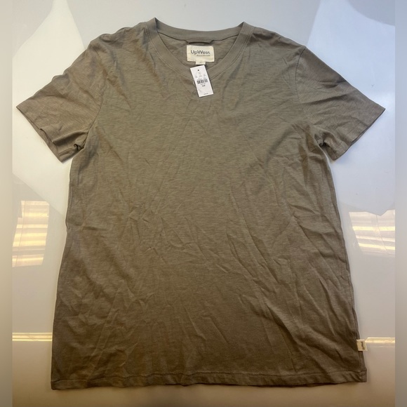 UpWest Clean Cotton V-Neck T-Shirt R133 V2 N222 - Picture 2 of 8